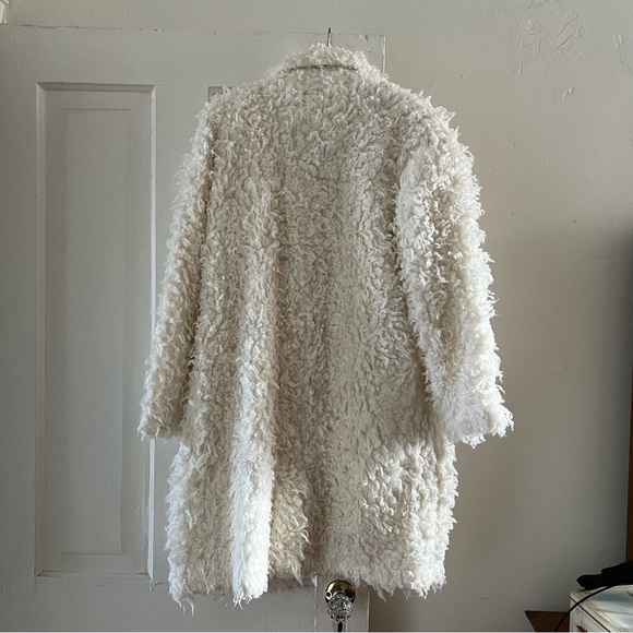 Cream MinkPink Faux Fur Coat - Picture 2 of 8